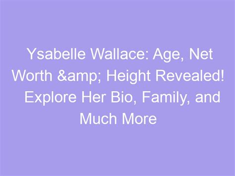 ysabelle wallace mom|YSABELLE and ABEL: Family Update and Heartfelt Chat